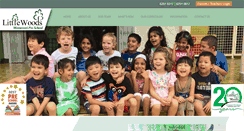 Desktop Screenshot of littlewoodsmontessori.com